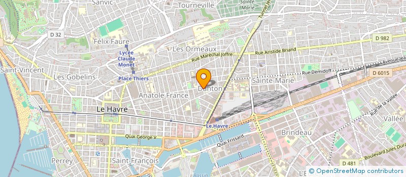 localisation de l'entreprise SCI EMEROD à LE HAVRE