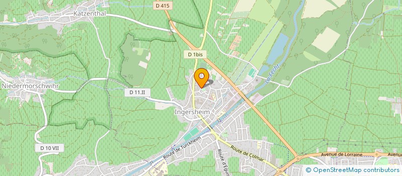 localisation de l'entreprise SCI EMEROXY  INGERSHEIM