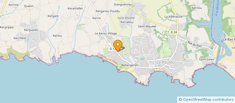 localisation de l'entreprise SCI EMERY  CLOHARS-CARNOET