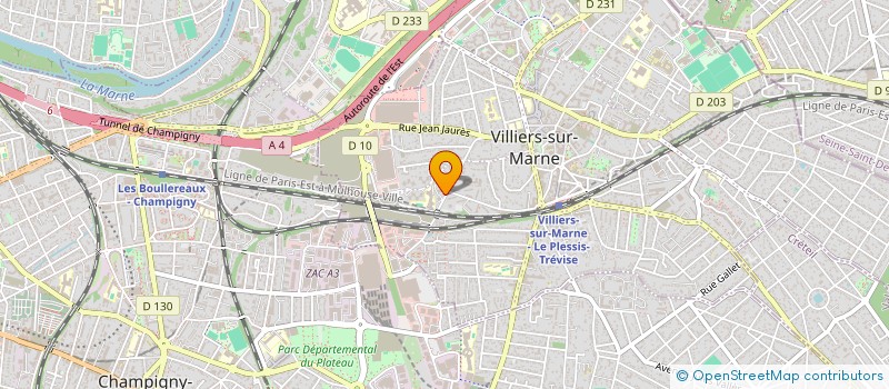 localisation de l'entreprise SCI EMES  VILLIERS-SUR-MARNE