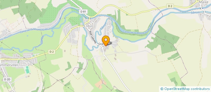 localisation de l'entreprise SCI EMEY  CREVIC