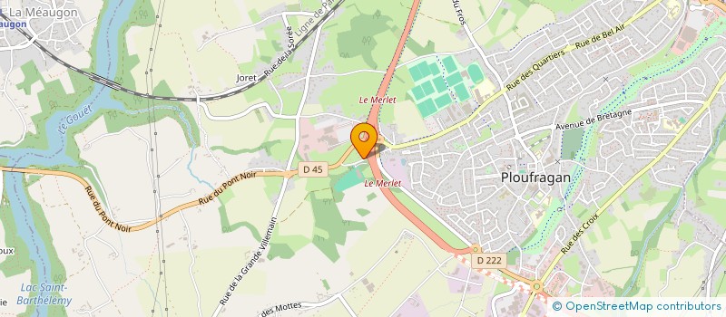 localisation de l'entreprise SCI EMEZIS  PLOUFRAGAN