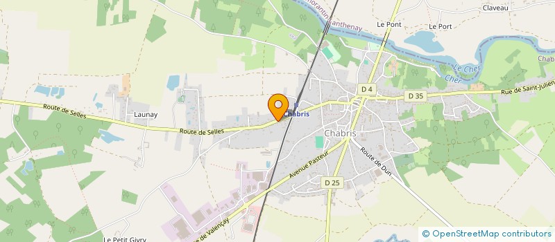 localisation de l'entreprise SCI EMF à CHABRIS