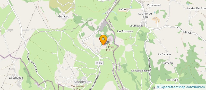 localisation de l'entreprise SCI EMF à MONTMURAT