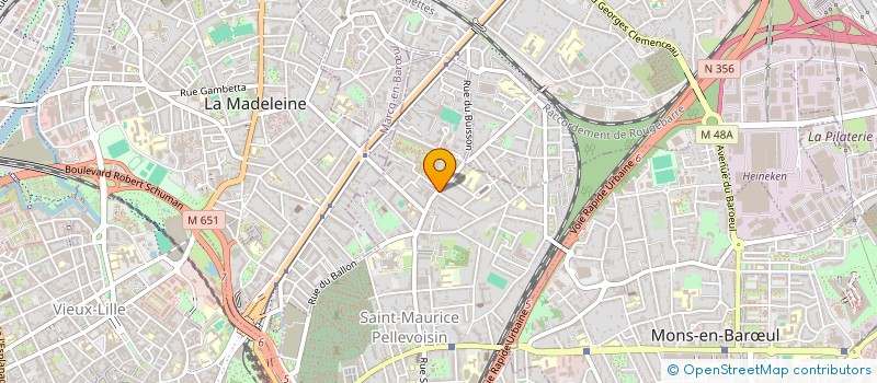 localisation de l'entreprise SCI EMG  LILLE