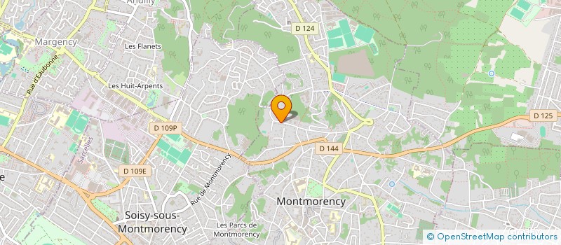 localisation de l'entreprise SCI EMGAR  MONTMORENCY