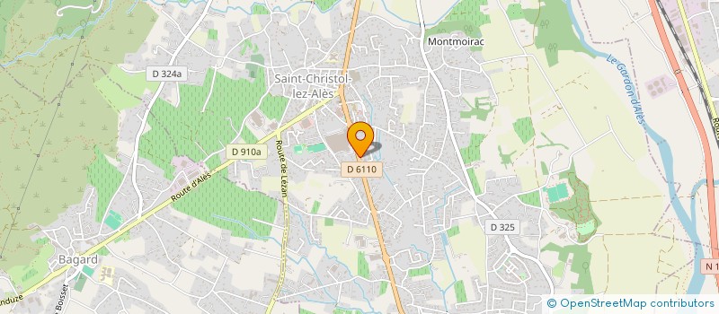 localisation de l'entreprise SCI EMI  SAINT-CHRISTOL-LEZ-ALES