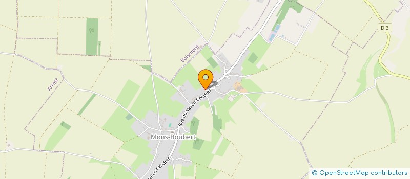 localisation de l'entreprise SCI EMI FLO  MONS-BOUBERT