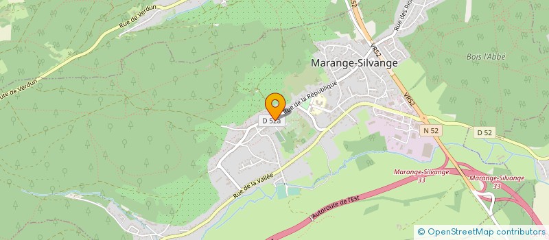 localisation de l'entreprise SCI EMI-LIEN  MARANGE-SILVANGE