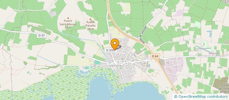 localisation de l'entreprise SCI EMIANNE  VENDRES