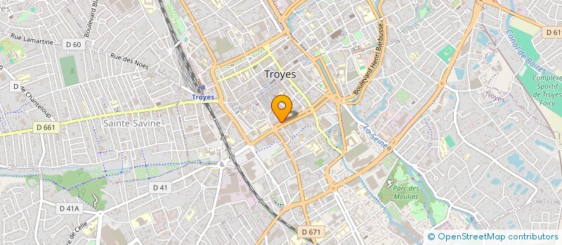 localisation de l'entreprise SCI EMICA à TROYES