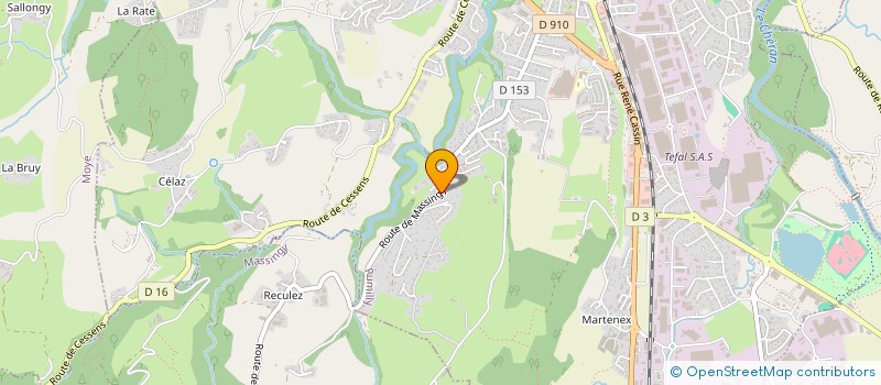 localisation de l'entreprise SCI EMICEL  RUMILLY