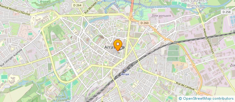 localisation de l'entreprise SCI EMIDAVEA à ARRAS