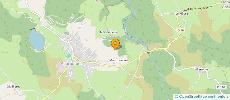 localisation de l'entreprise SCI EMIE  COUCOURON