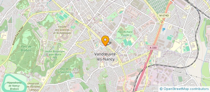 localisation de l'entreprise SCI EMILA  VANDUVRE-LES-NANCY