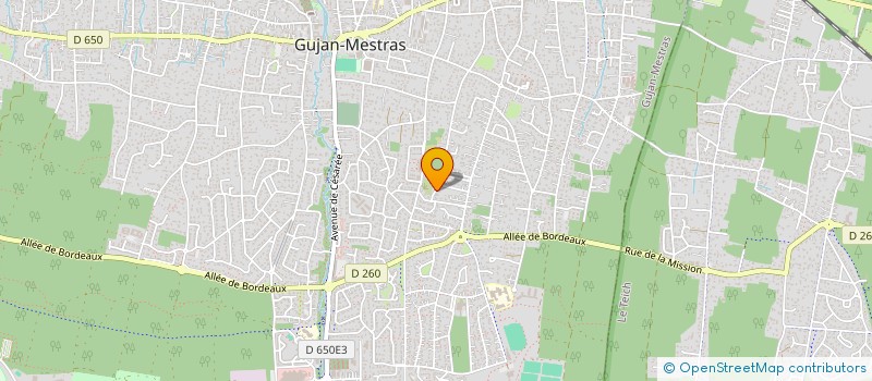 localisation de l'entreprise SCI EMILAIS  GUJAN-MESTRAS