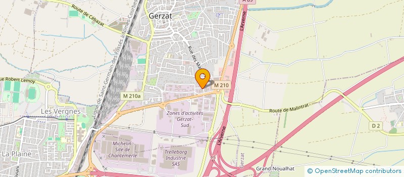 localisation de l'entreprise SCI EMILE  GERZAT