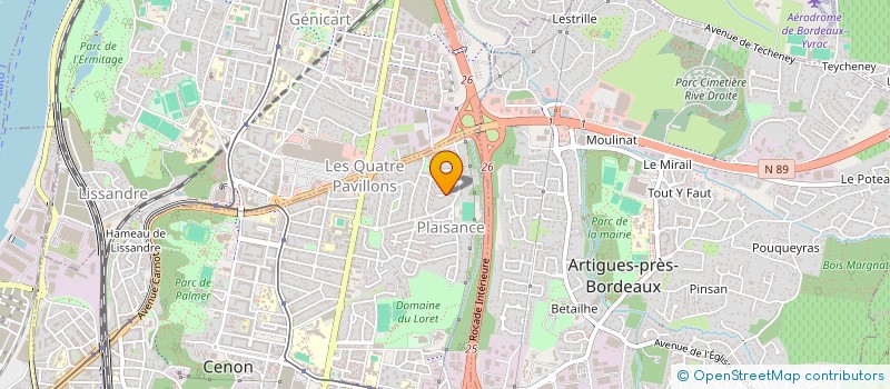 localisation de l'entreprise SCI EMILE  CENON