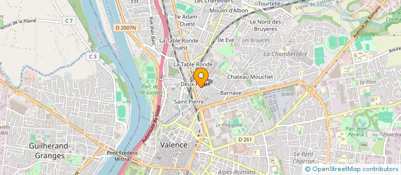 localisation de l'entreprise SCI EMILE GALLE  BOURG-LES-VALENCE