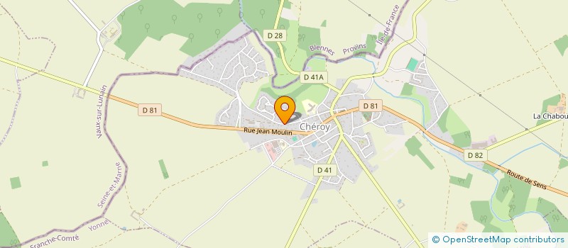 localisation de l'entreprise SCI EMILE GUILLAUME  CHEROY