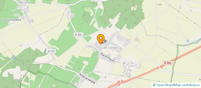 localisation de l'entreprise SCI  EMILE HEBERT  LES ULMES