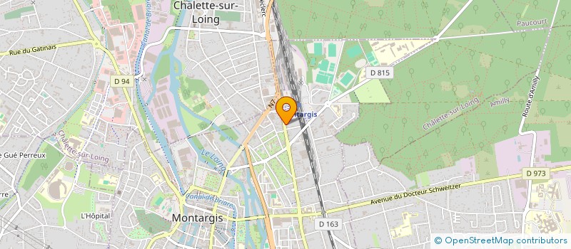 localisation de l'entreprise SCI EMILE MENGIN à MONTARGIS