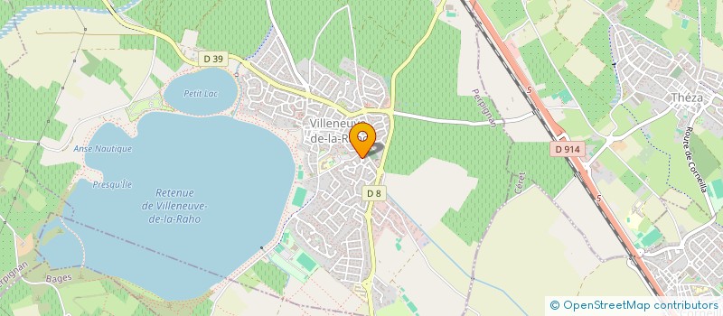 localisation de l'entreprise SCI EMILE NOVEMBRE DE LA RAHO  VILLENEUVE-DE-LA-RAHO