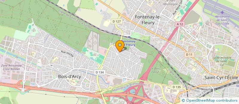 localisation de l'entreprise SCI EMILE ZOLA  BOIS-D'ARCY