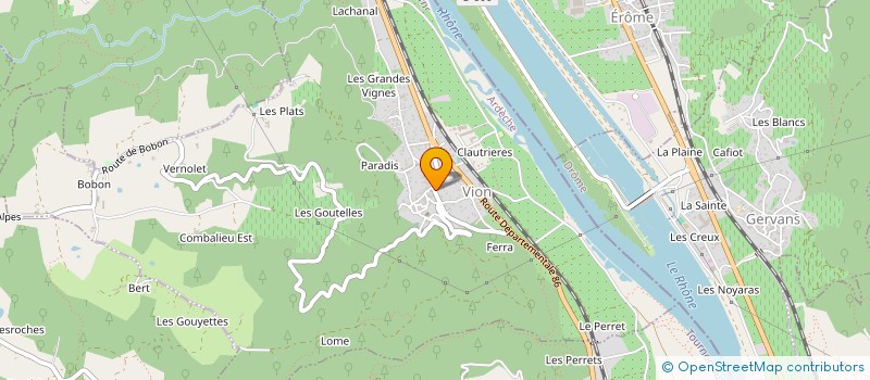 localisation de l'entreprise SCI EMILEO IMMO  VION