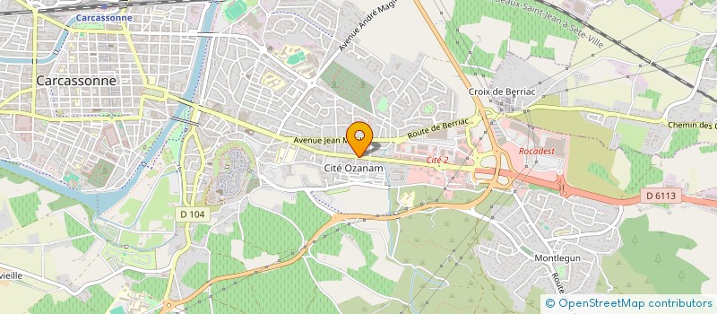localisation de l'entreprise SCI EMILIA à CARCASSONNE