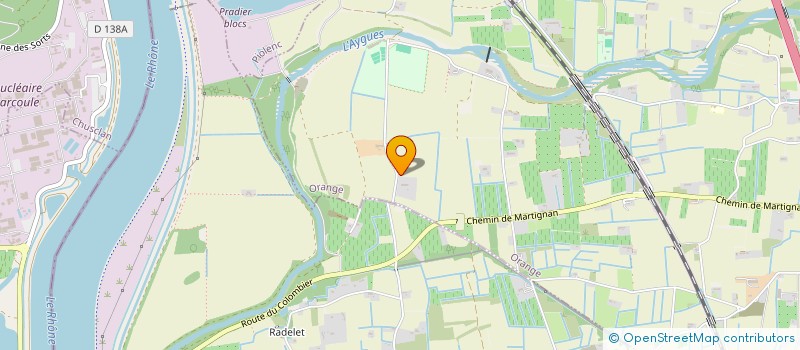 localisation de l'entreprise SCI EMILIA  ORANGE