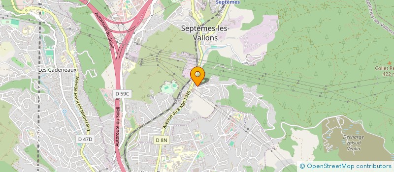 localisation de l'entreprise SCI EMILIE à SEPTEMES-LES-VALLONS