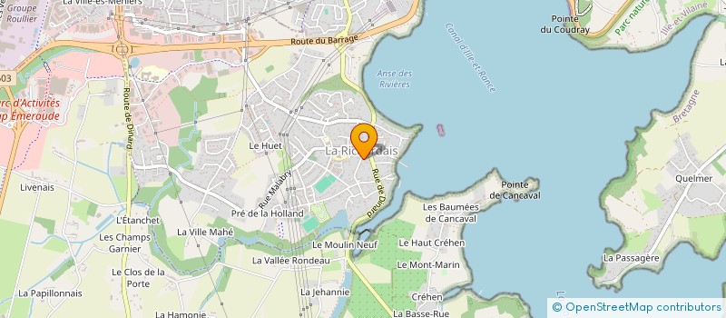 localisation de l'entreprise SCI EMILIE  LA RICHARDAIS