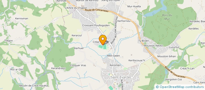 localisation de l'entreprise SCI EMILIE  SAINT-EVARZEC