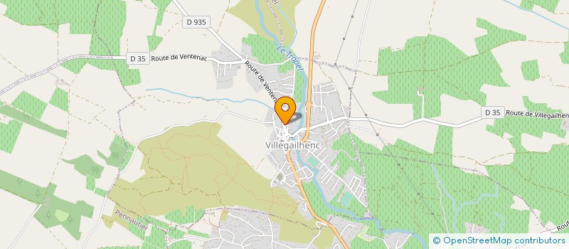 localisation de l'entreprise SCI EMILIE  VILLEGAILHENC