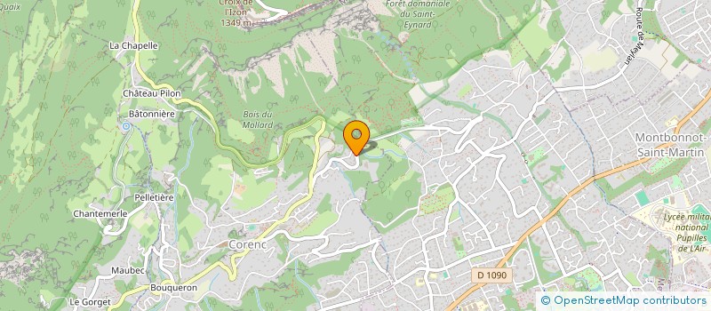 localisation de l'entreprise SCI EMILIE  CORENC