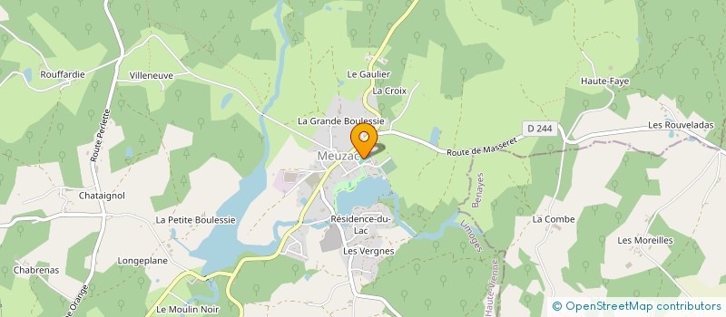 localisation de l'entreprise SCI EMILIE  MAGNAC-BOURG