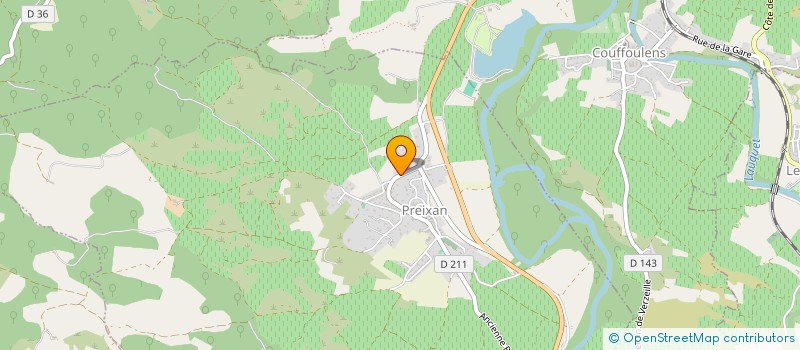 localisation de l'entreprise SCI EMILIE  PREIXAN