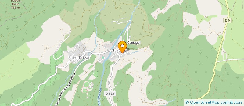 localisation de l'entreprise SCI EMILIE  SAINT-PRIVAT