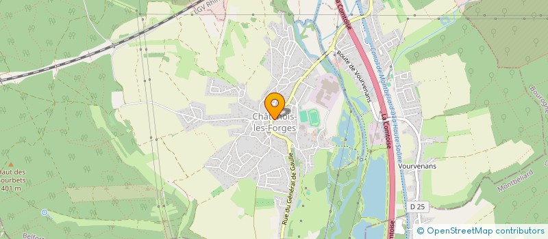 localisation de l'entreprise SCI EMILIE à CHATENOIS-LES-FORGES