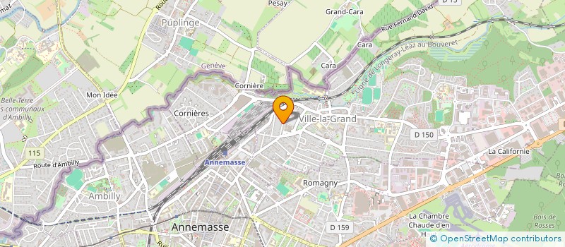 localisation de l'entreprise SCI EMILIE  VILLE-LA-GRAND