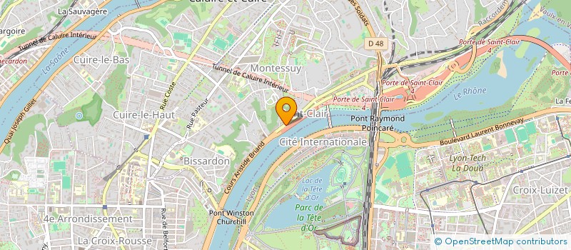 localisation de l'entreprise SCI EMILIE ET MARJORIE  CALUIRE-ET-CUIRE