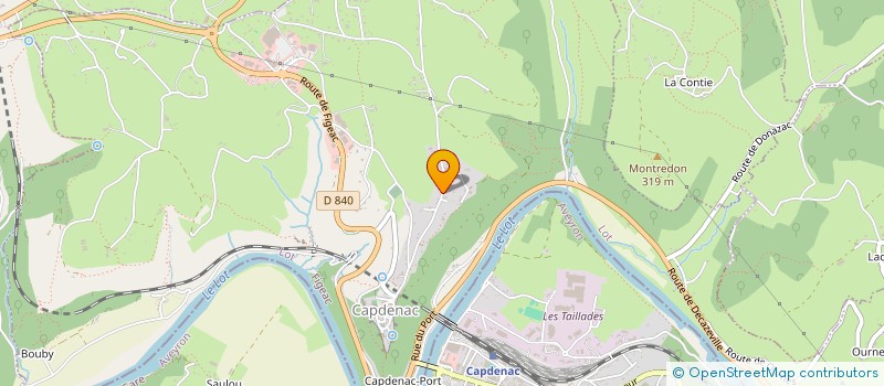 localisation de l'entreprise SCI EMILIE JONATHAN  CAPDENAC