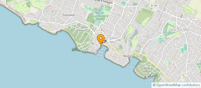 localisation de l'entreprise SCI EMILIE OCEAN  SAINT-PALAIS-SUR-MER