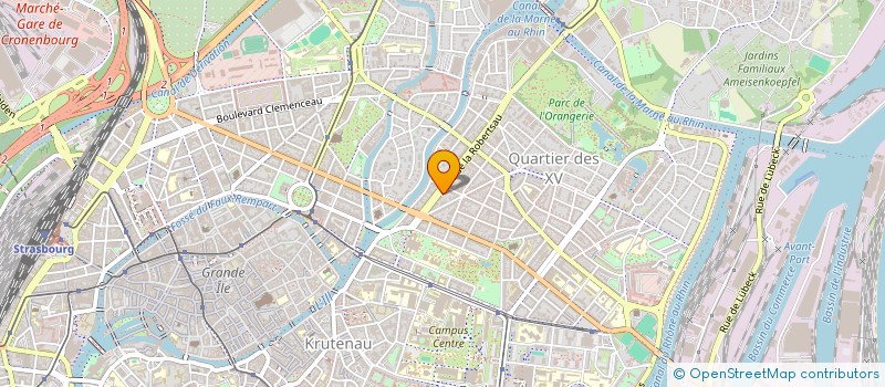 localisation de l'entreprise SCI EMILIEN  STRASBOURG