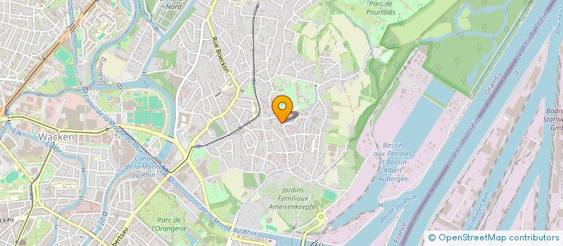 localisation de l'entreprise SCI EMILIEN VAHM  STRASBOURG