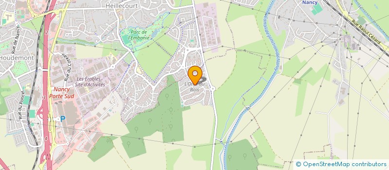 localisation de l'entreprise SCI EMILIENNE  FLEVILLE-DEVANT-NANCY