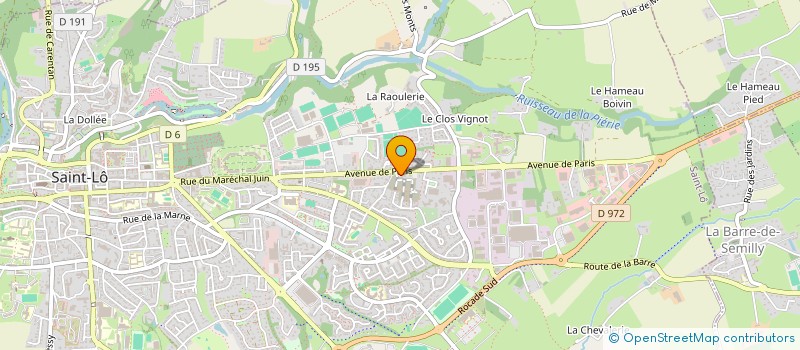 localisation de l'entreprise SCI EMILIVIER  SAINT-LO