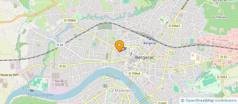 localisation de l'entreprise SCI EMILOU à BERGERAC