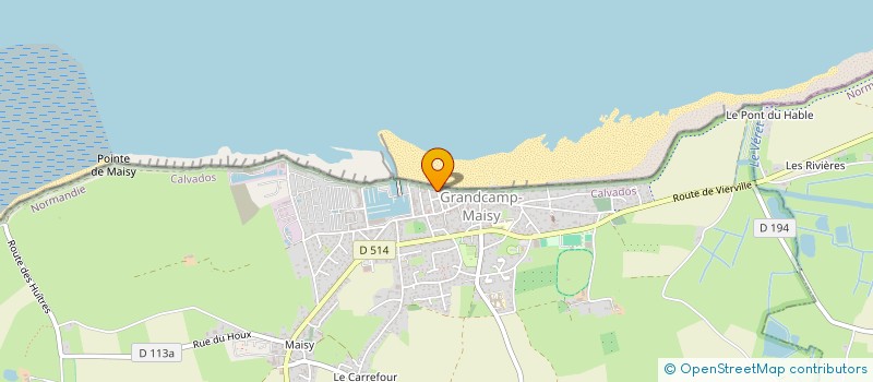 localisation de l'entreprise SCI EMILY  GRANDCAMP-MAISY